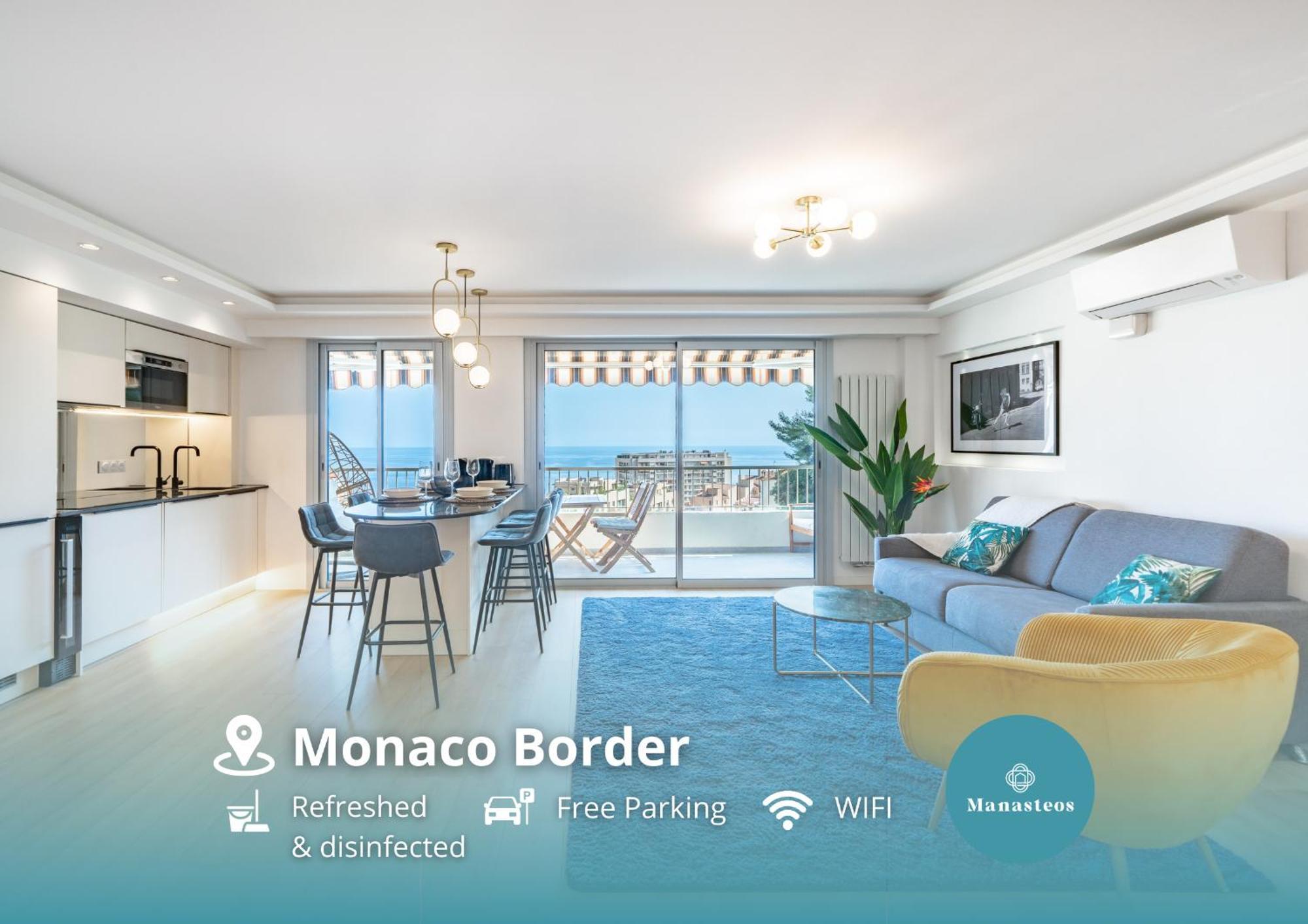 Baie De Monaco - Terrasse Vue - Parking - Af Apartment *
